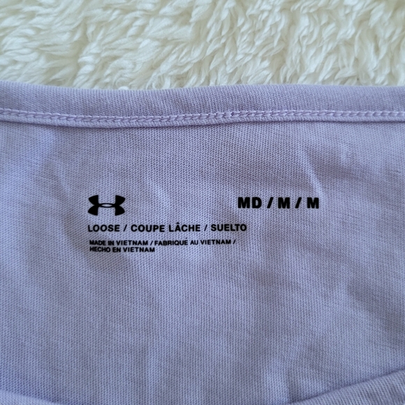 Under Armour Oversized Lavender Graphic Tee👕 - NWT - Picture 5 of 12